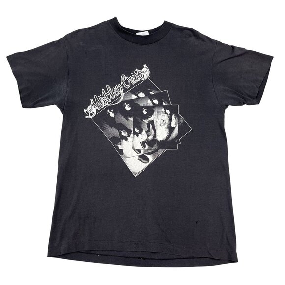 VTG Motley Crue Kickstart my Heart 1989 Black Tour T-Shirt Sz Large
